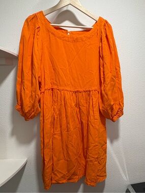 Carole Christian Orange Dress